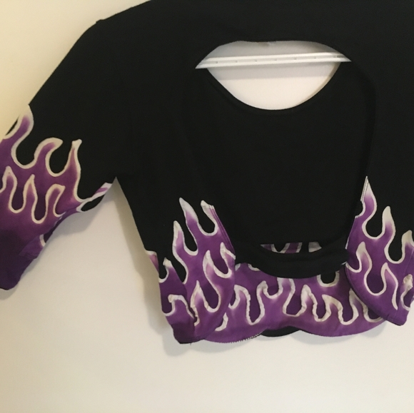 FLAME CROP TOP - Picture 5 of 5